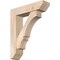 Ekena Millwork Balboa Slat Smooth Bracket w/ Offset Brace, Douglas Fir, 7 1/2"W x 30"D x 36"H BKT0806X30X36BOA06SDF - alternate 1